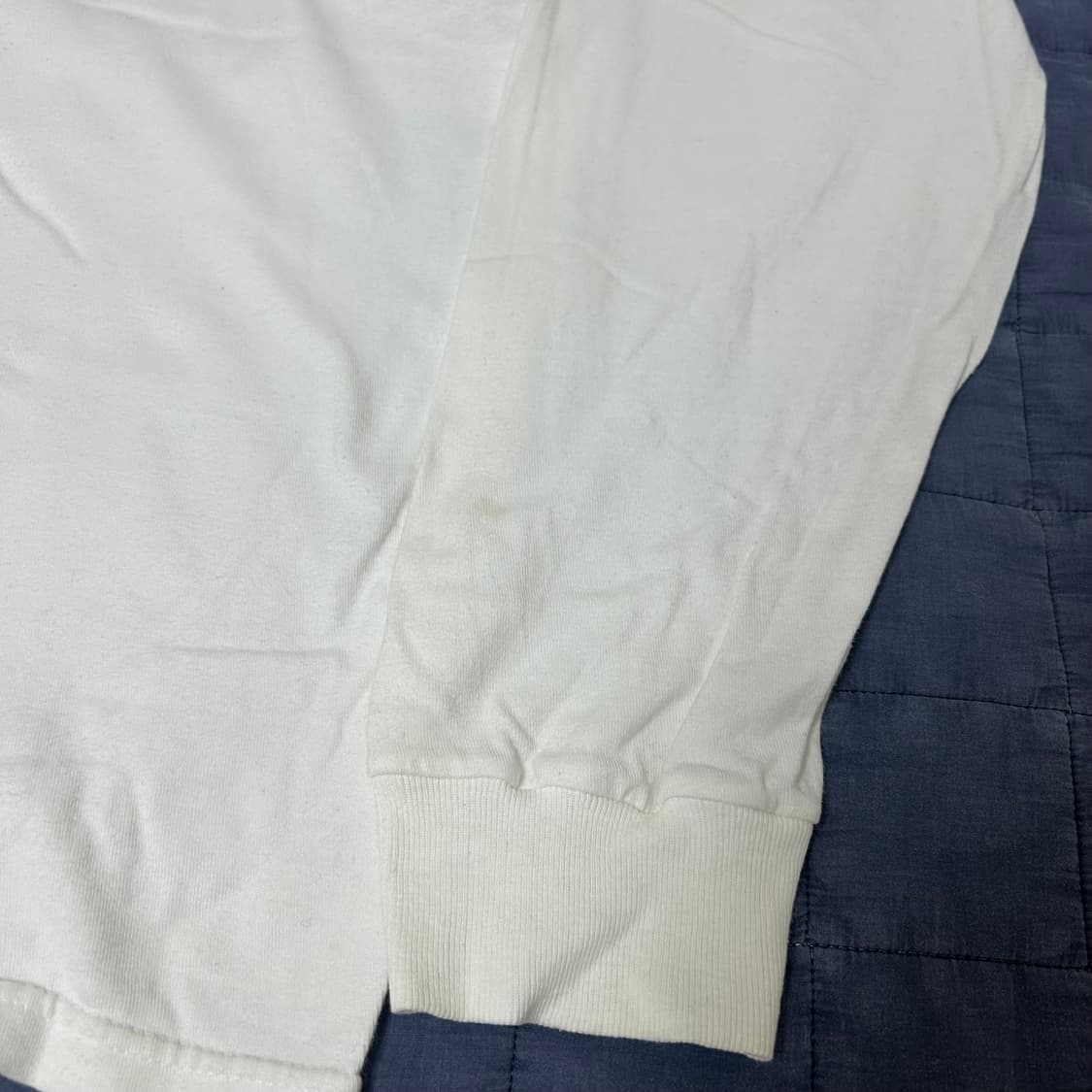 (XL) 스투시 월드투어 롱슬리브 티셔츠 화이트 상품이미지4