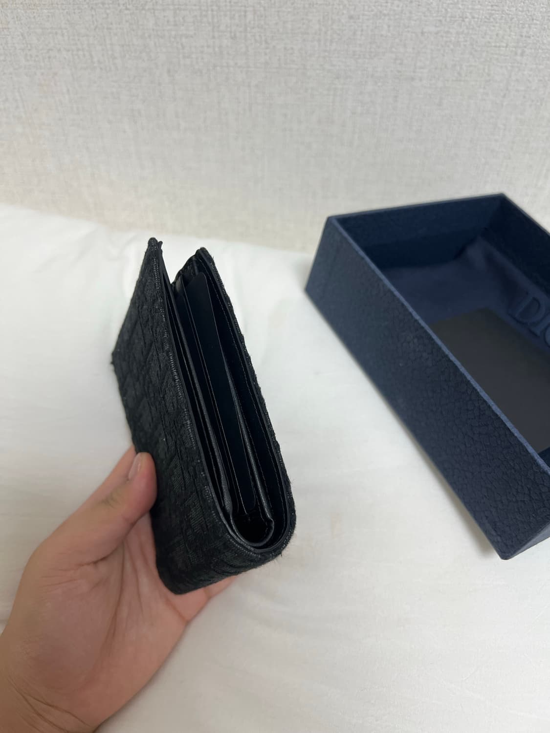 디올 오블리크 블랙 반지갑 상품이미지4