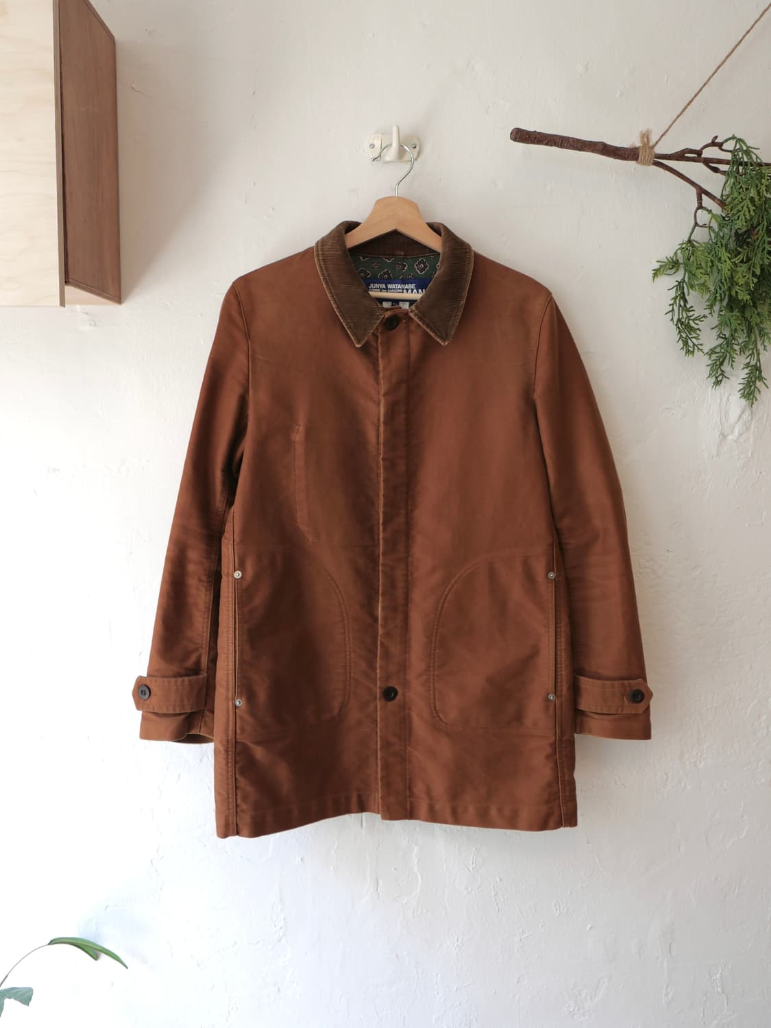 준야 와타나베 코듀로이 카라 자켓 상품이미지3