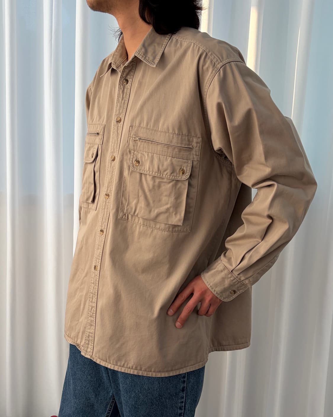 [2XL]Eduard Kettner 유럽 유틸리티 헌팅 워크 셔츠 상품이미지1