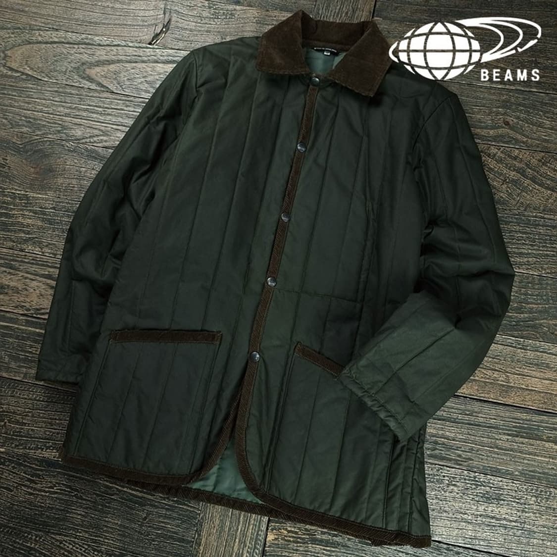 [빔즈] 메이드인 잉들랜드 빈티지 퀄팅 코트 자켓 M19783 상품이미지1
