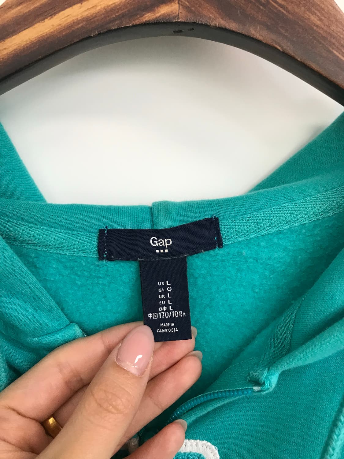 Gap 갭 민트 후드집업 상품이미지7