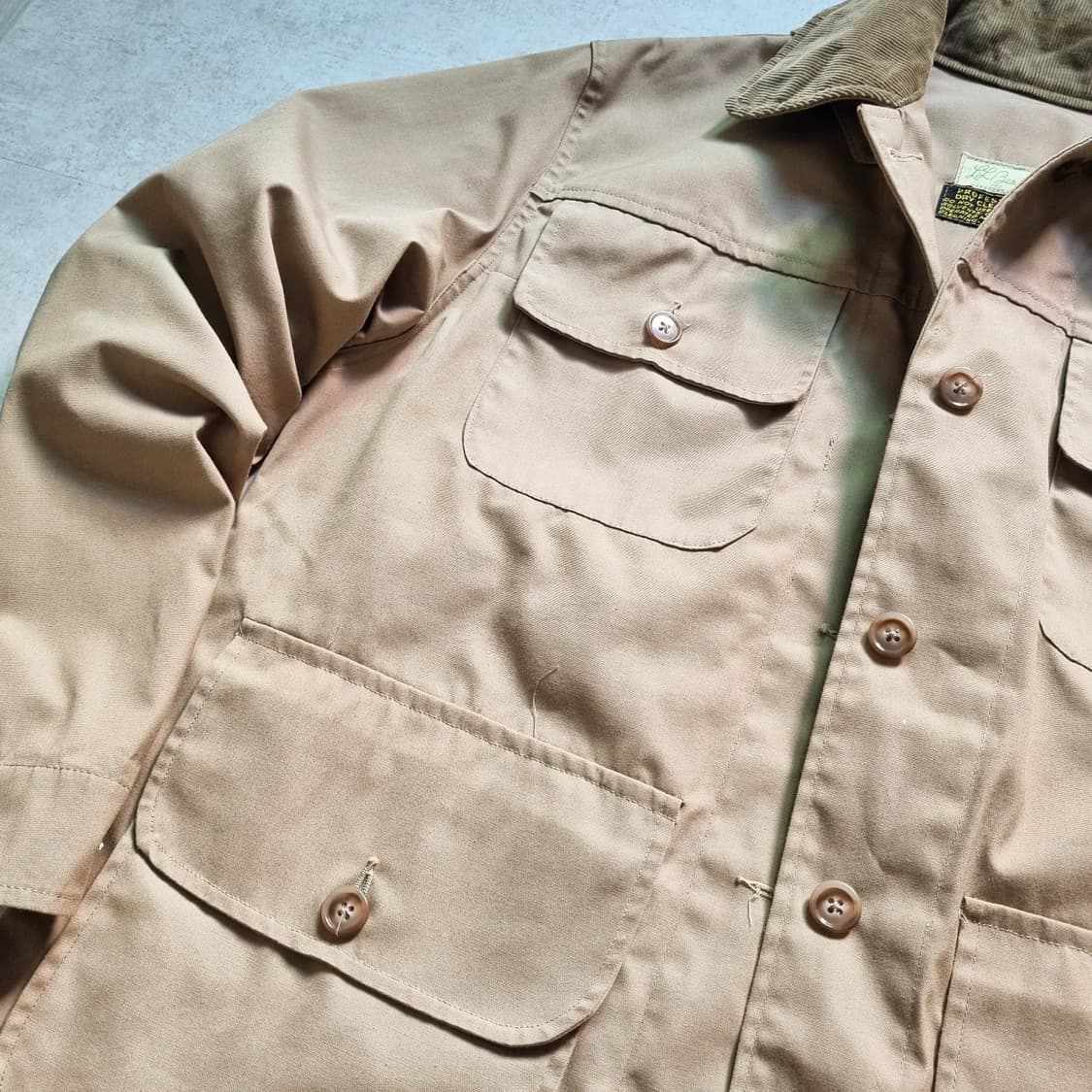 60s 엘엘빈 Warden Jkt Khaki 105 sz 상품이미지4