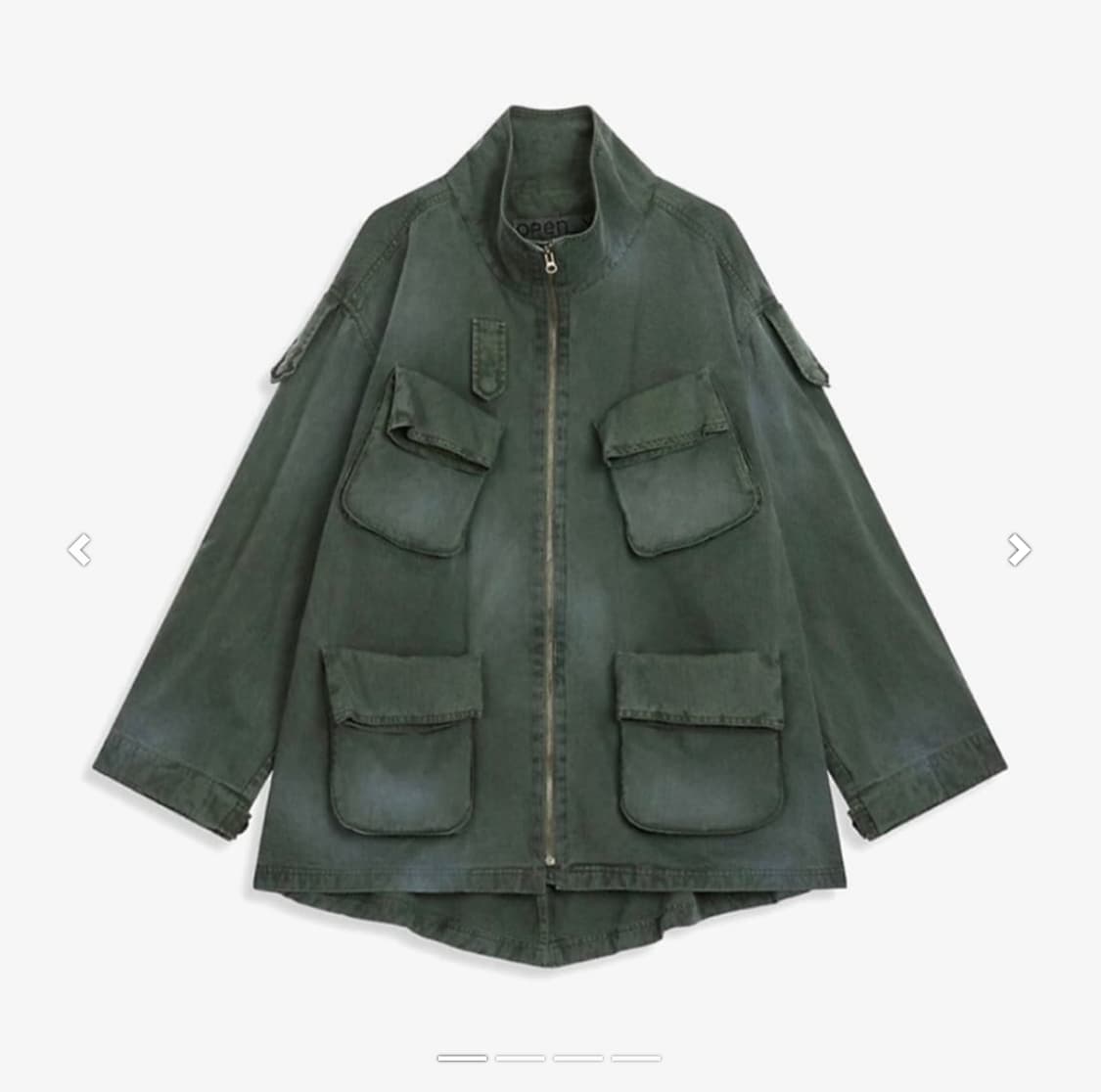 openyy cargo pocket field 카고포켓필드자켓 카키 상품이미지3