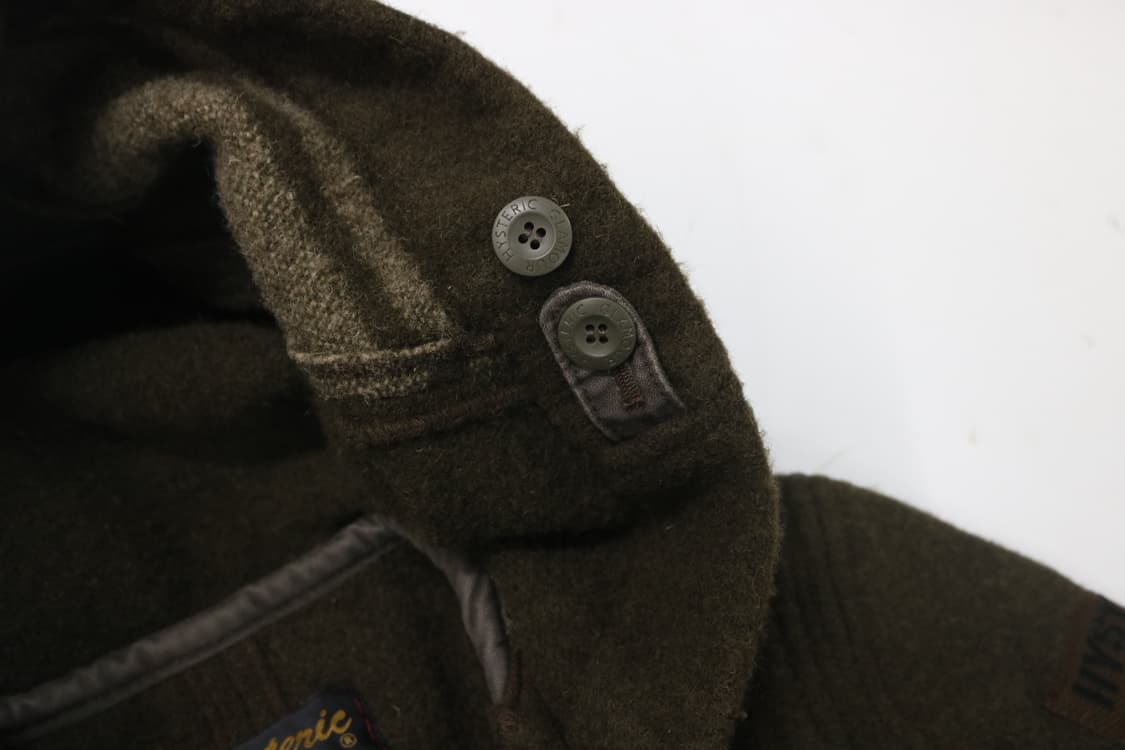 히스테릭글래머 울 밀리터리 후드 더플코트 상품이미지4