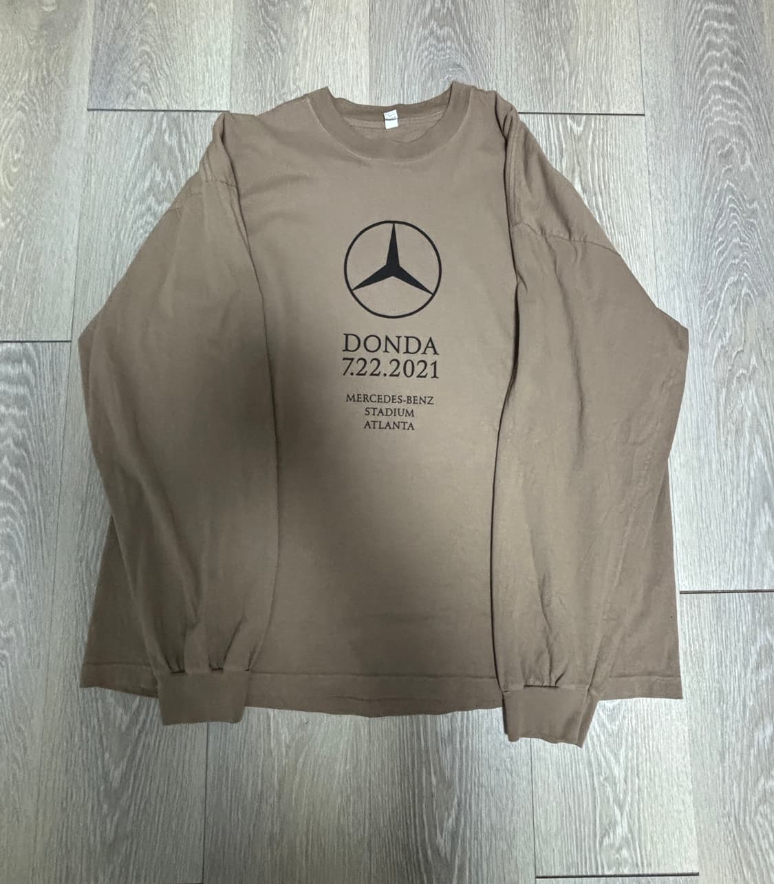 xxl) YZY DONDA 벤츠 스타디움 롱슬리브 상품이미지2