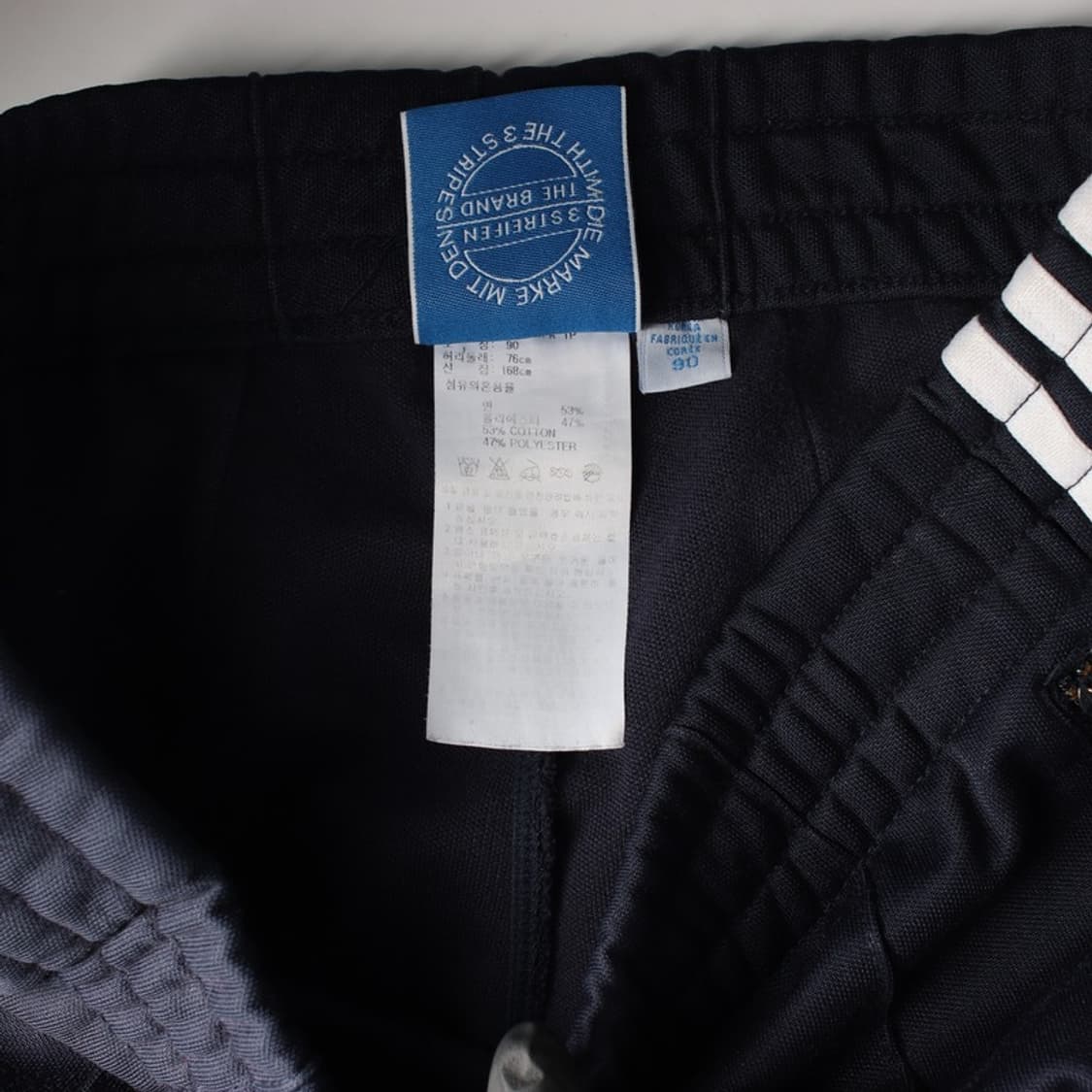 아디다스 오리지널스 네이비 삼선 트랙 팬츠 S 상품이미지7