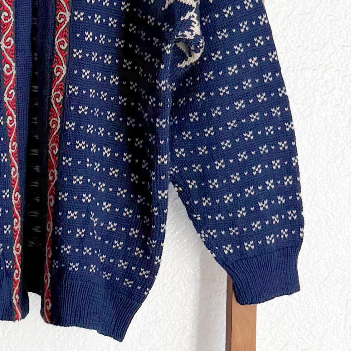 Norwegian Navy Deer Cardigan 상품이미지4