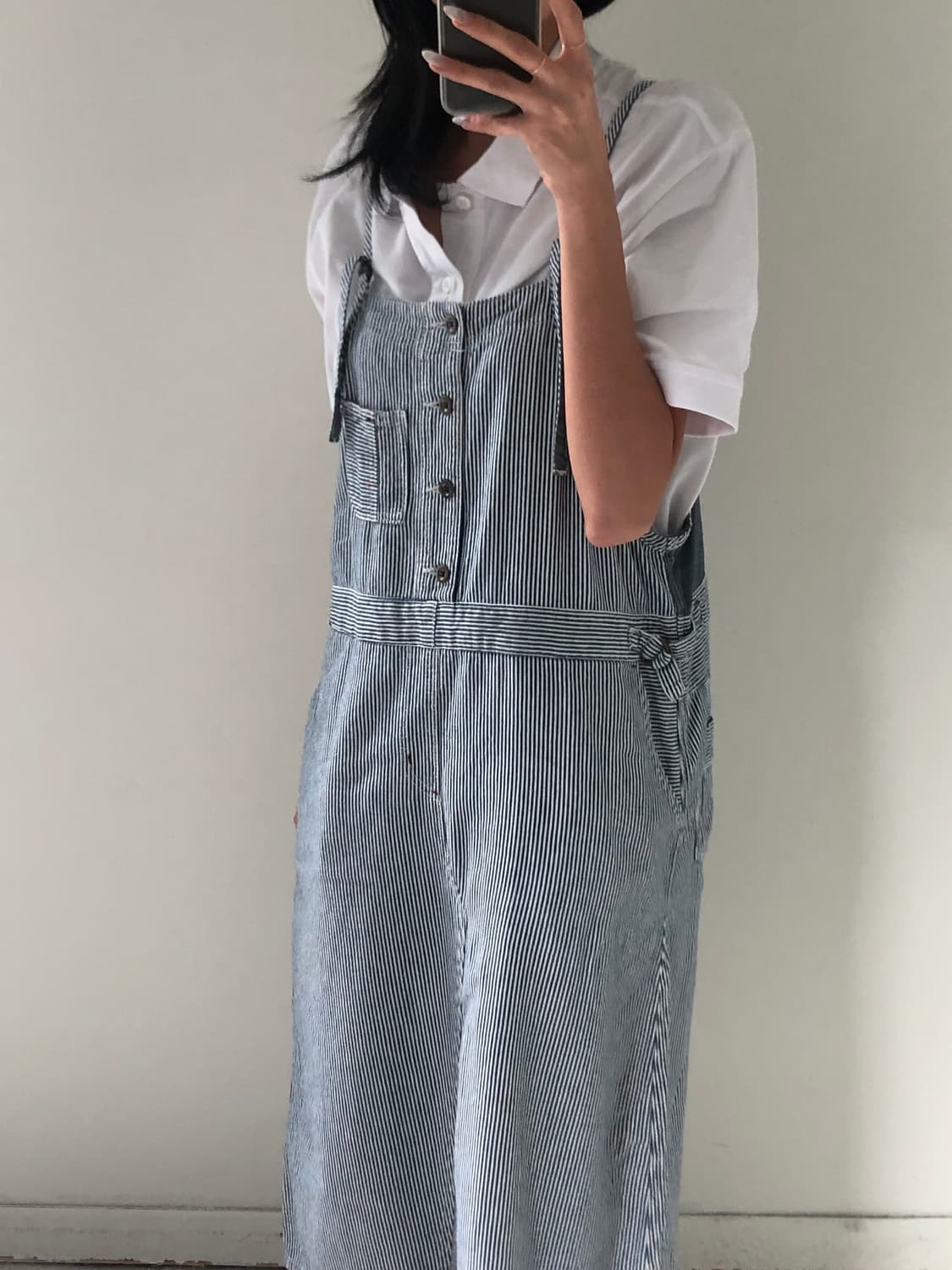 일본빈티지 히코리 데님 원피스 상품이미지3