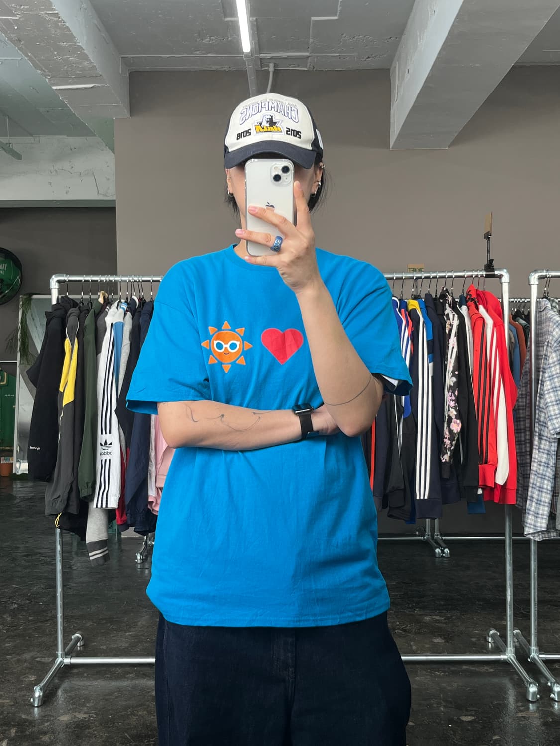 빈티지 프린팅 반팔 티셔츠 상품이미지2