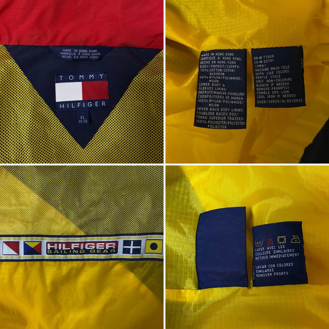 1995년 TOMMY HILFIGER JUMPER OG  상품이미지10