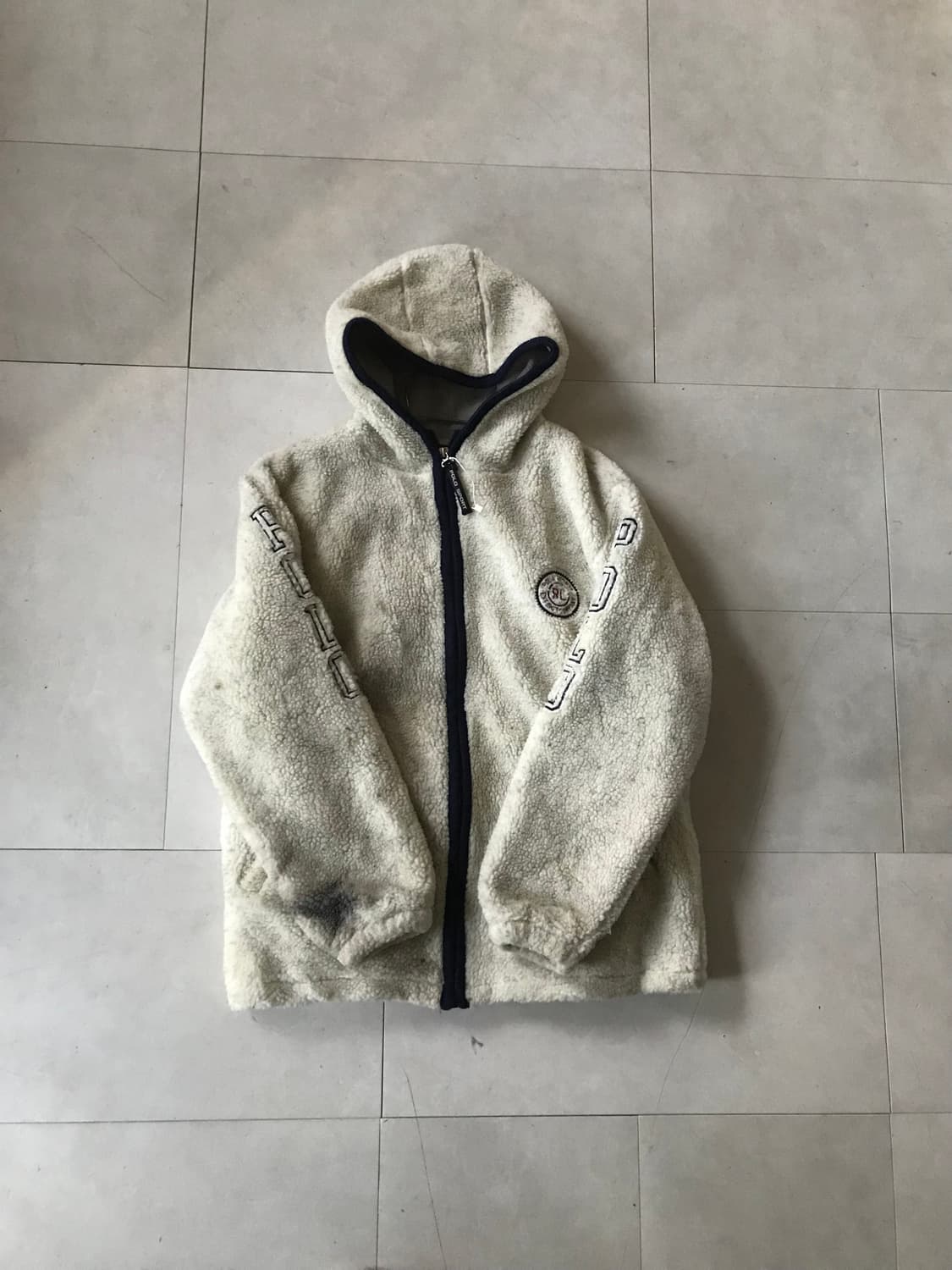 폴로 빅로고 누빔 후리스 상품이미지3