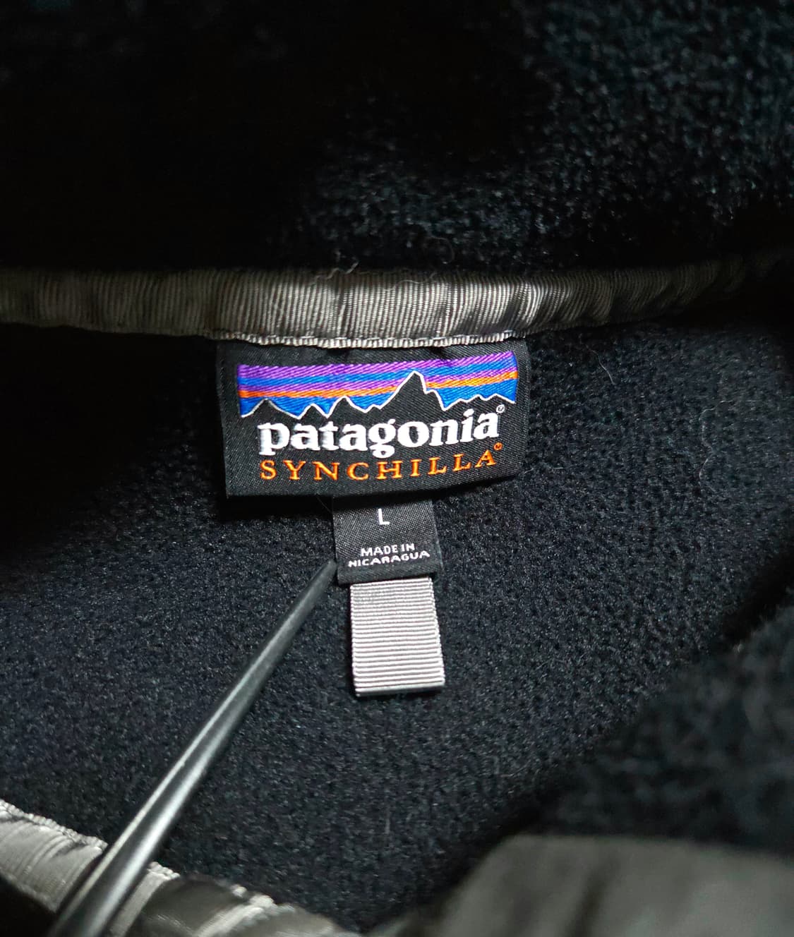 (L)파타고니아 블랙 신칠라 플리스 후리스 상품이미지3