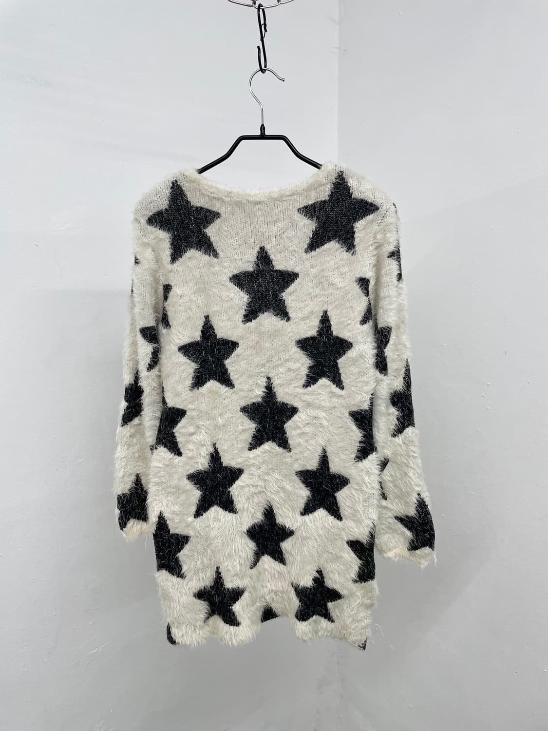 y2k 헤어리 스타 니트 상품이미지5