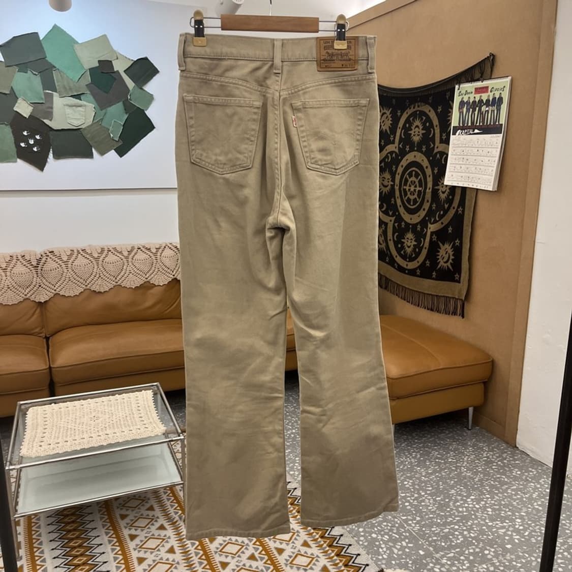 리바이스 517 빈티지 오트밀 부츠컷 코튼팬츠 30인치 C10806 상품이미지4