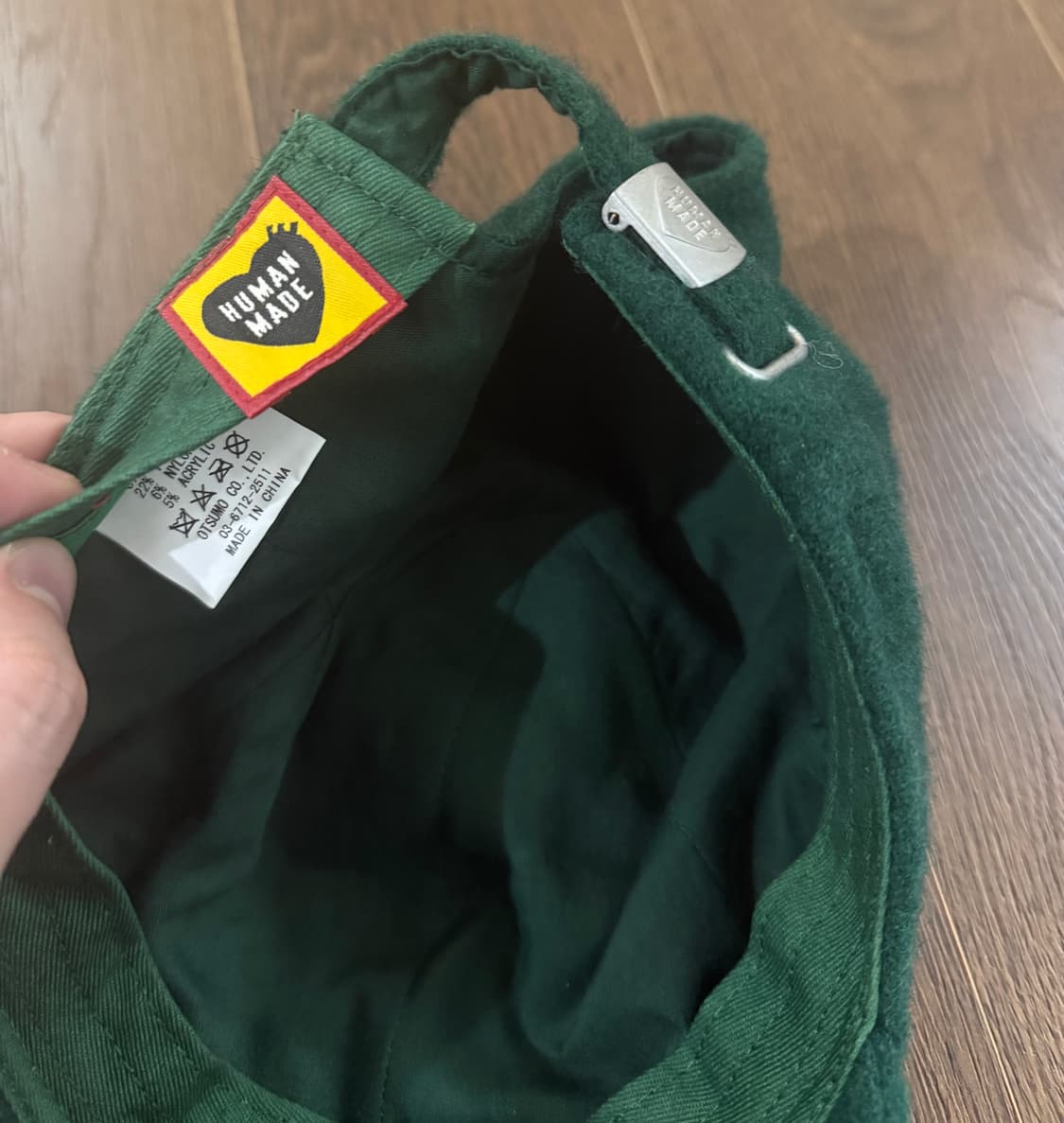 휴먼메이드 6-패널 울 캡 그린 상품이미지3