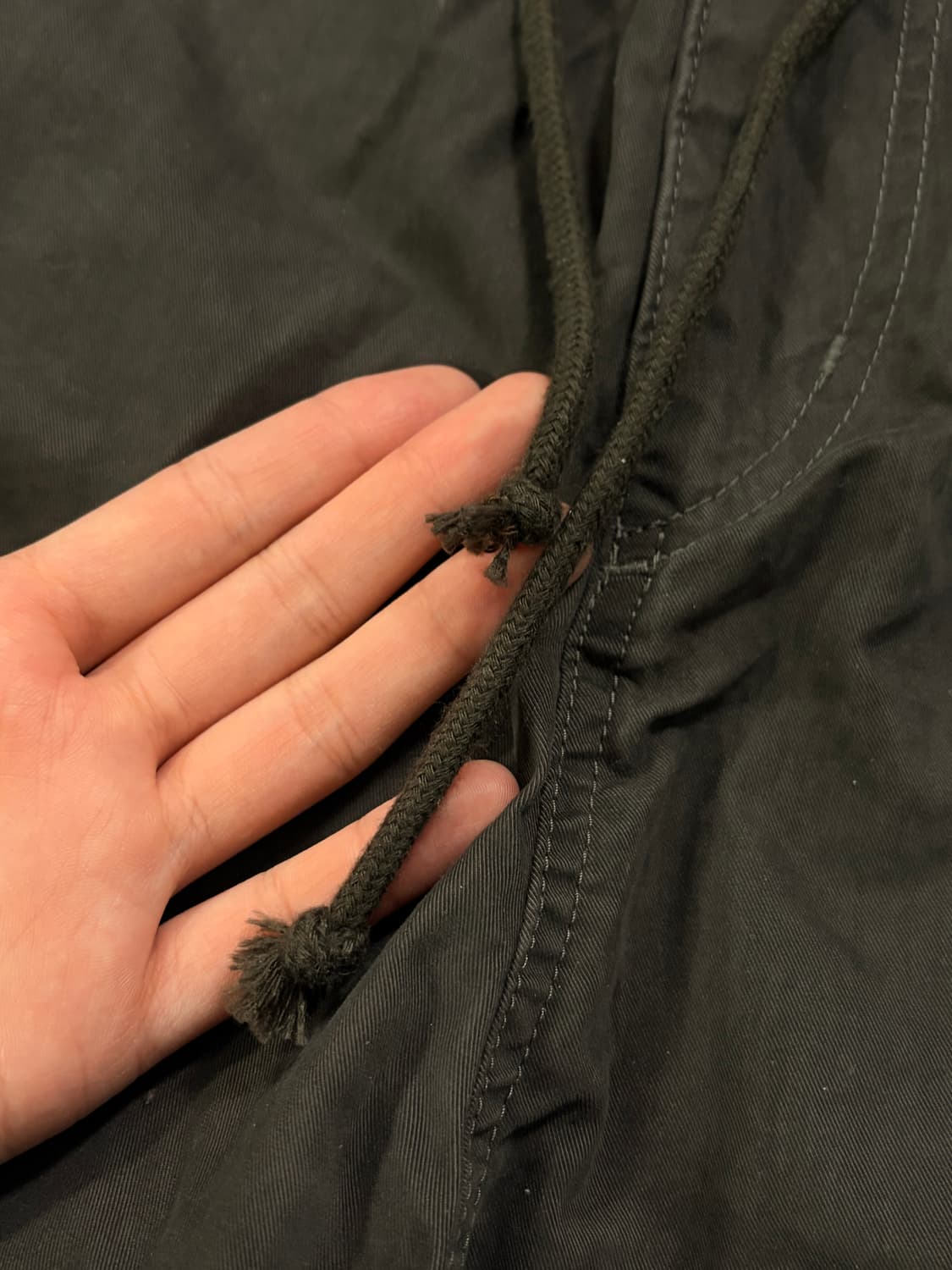 워시드 플라이트 카고 팬츠 CHARCOAL 상품이미지4