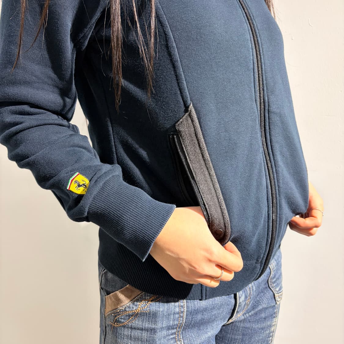 퓨마 x 페라리 코튼 하이넥 자켓 집업 상품이미지3