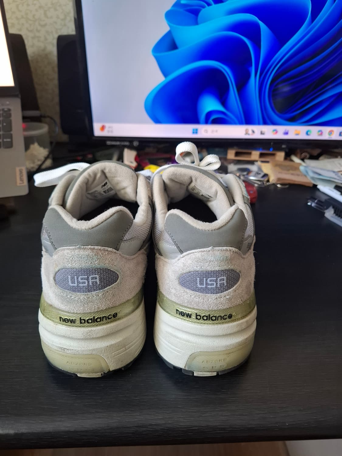 뉴발란스 992 Made in USA 회색 280mm 상품이미지3