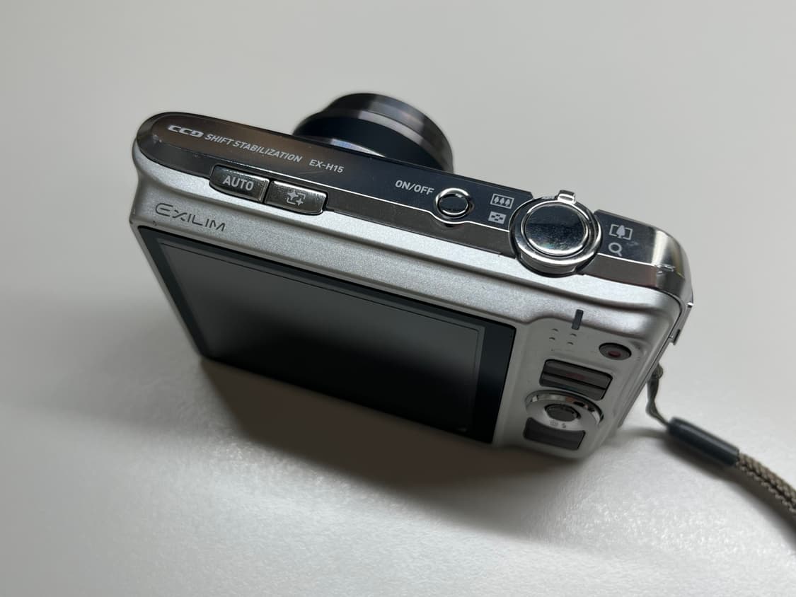 카시오 exilim ex-h15 디카 실버 정크(부품용/수리용) 상품이미지8