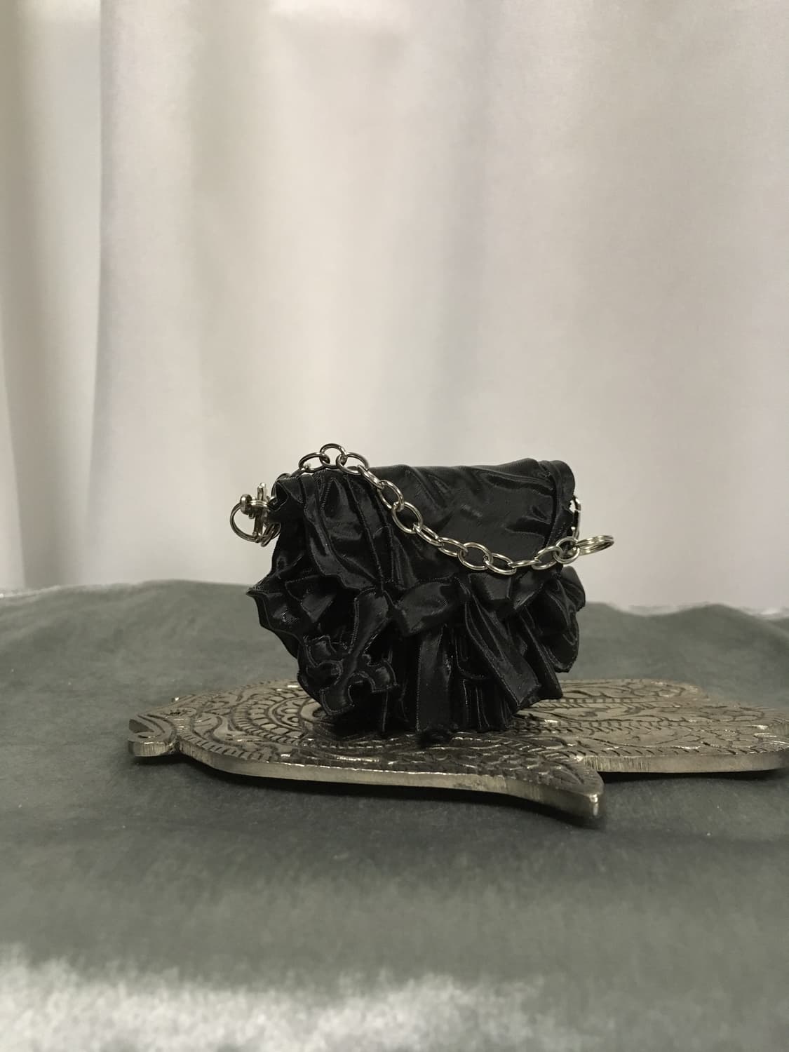 Kurokamimotel 쿠로카미모텔 오브제 키링 백 블랙 상품이미지6