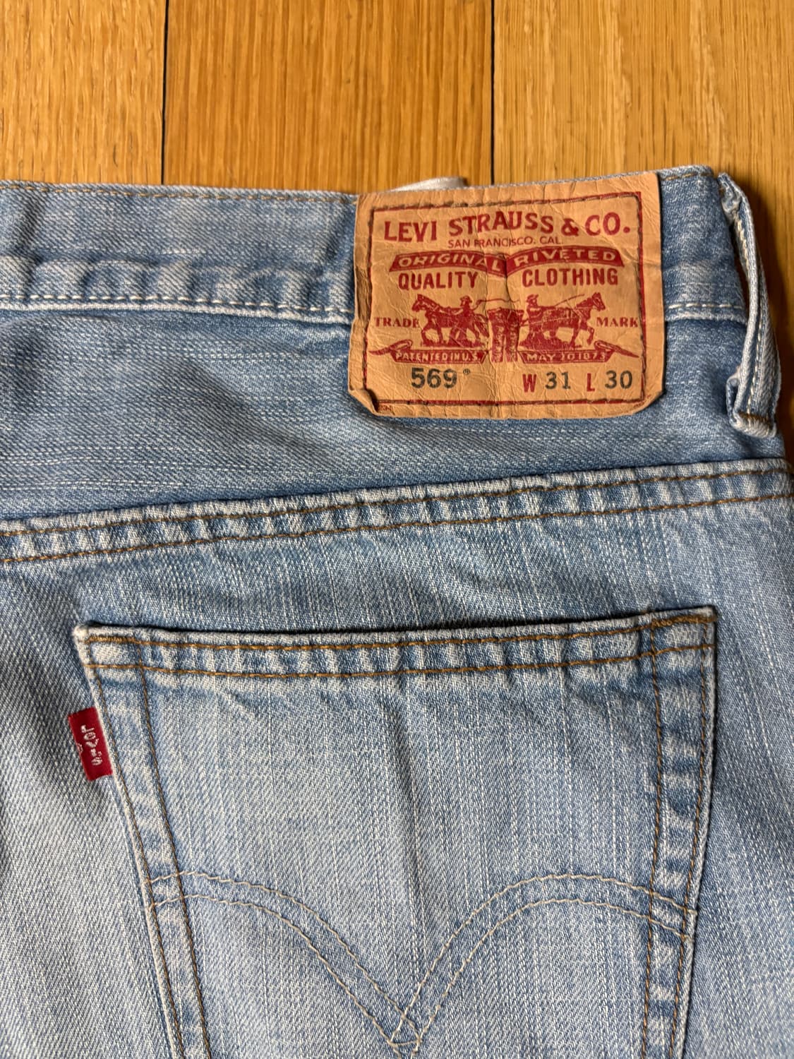 빈티지 리바이스 569 루즈 스트레이트 33 상품이미지5