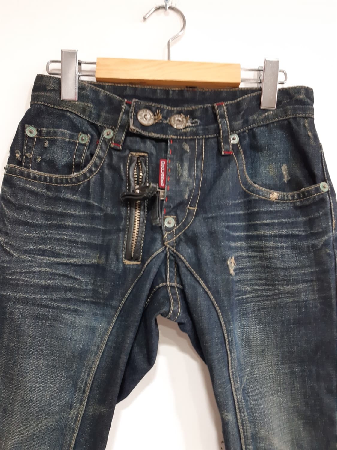 DSQUARED2 디스퀘어드2 데님 지퍼 청바지40 상품이미지3