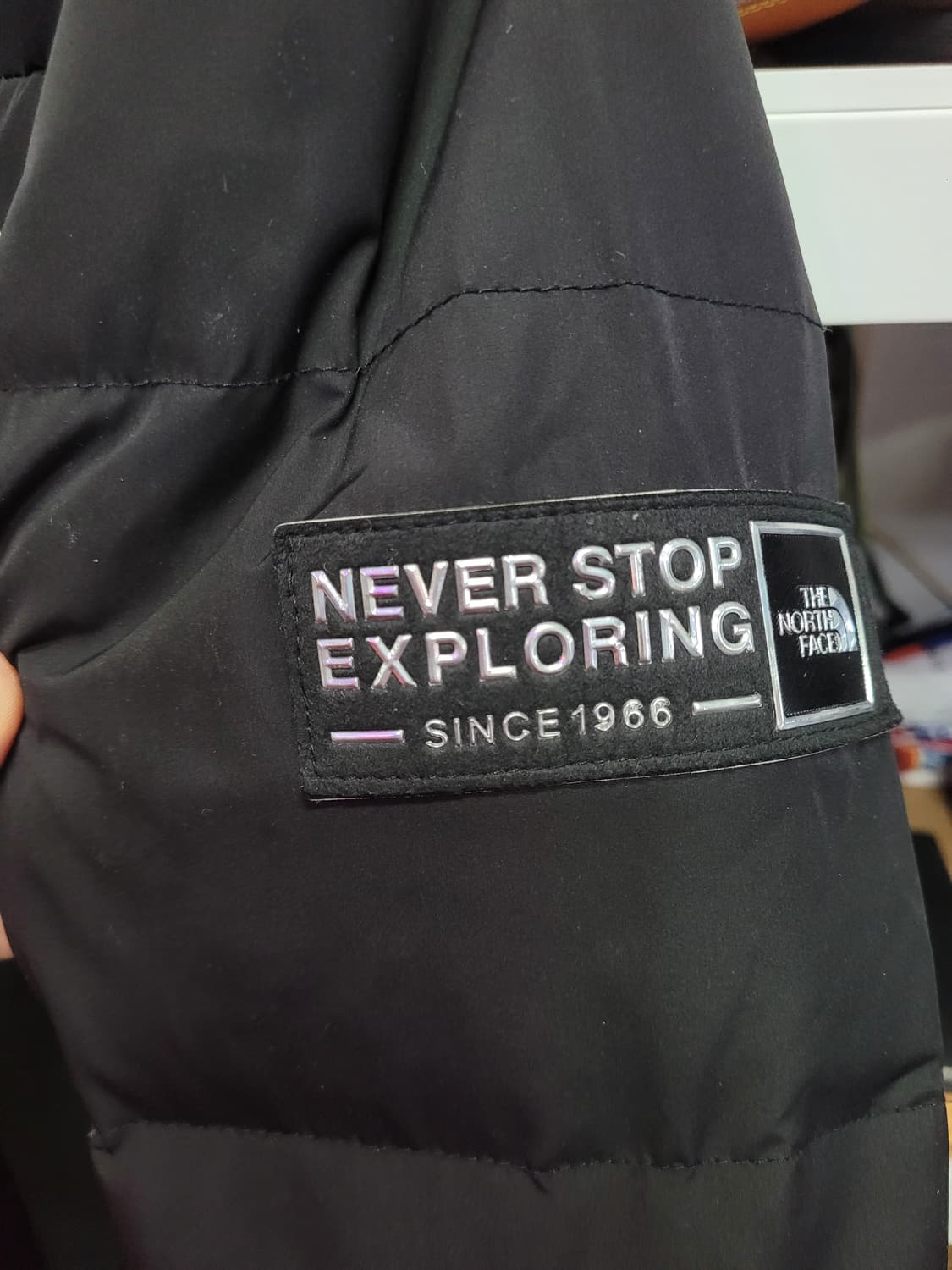 노스페이스 블랙 롱 패딩 상품이미지2