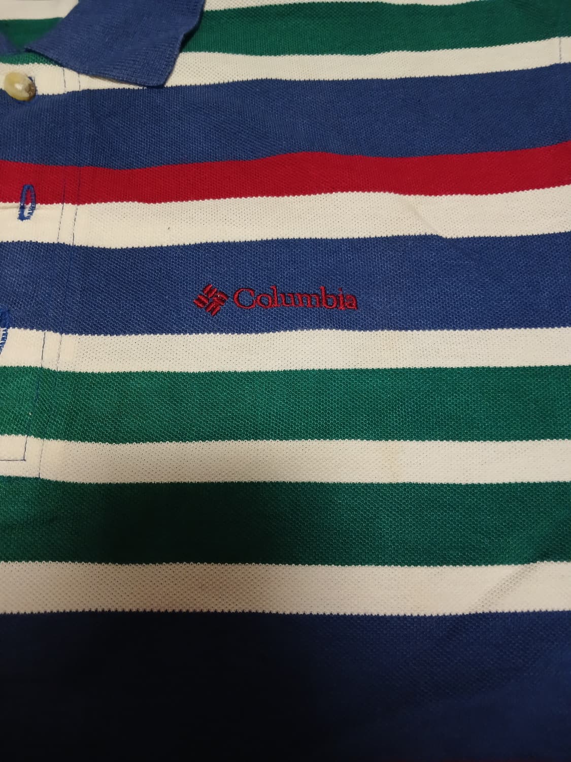 콜롬비아 90's 스트라이프 반팔 티셔츠 상품이미지3