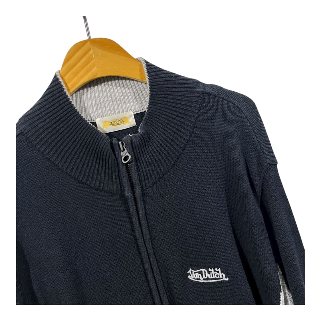 [Von Dutch] 본더치 로고 자수패치 코튼 집업 가디건 상품이미지3