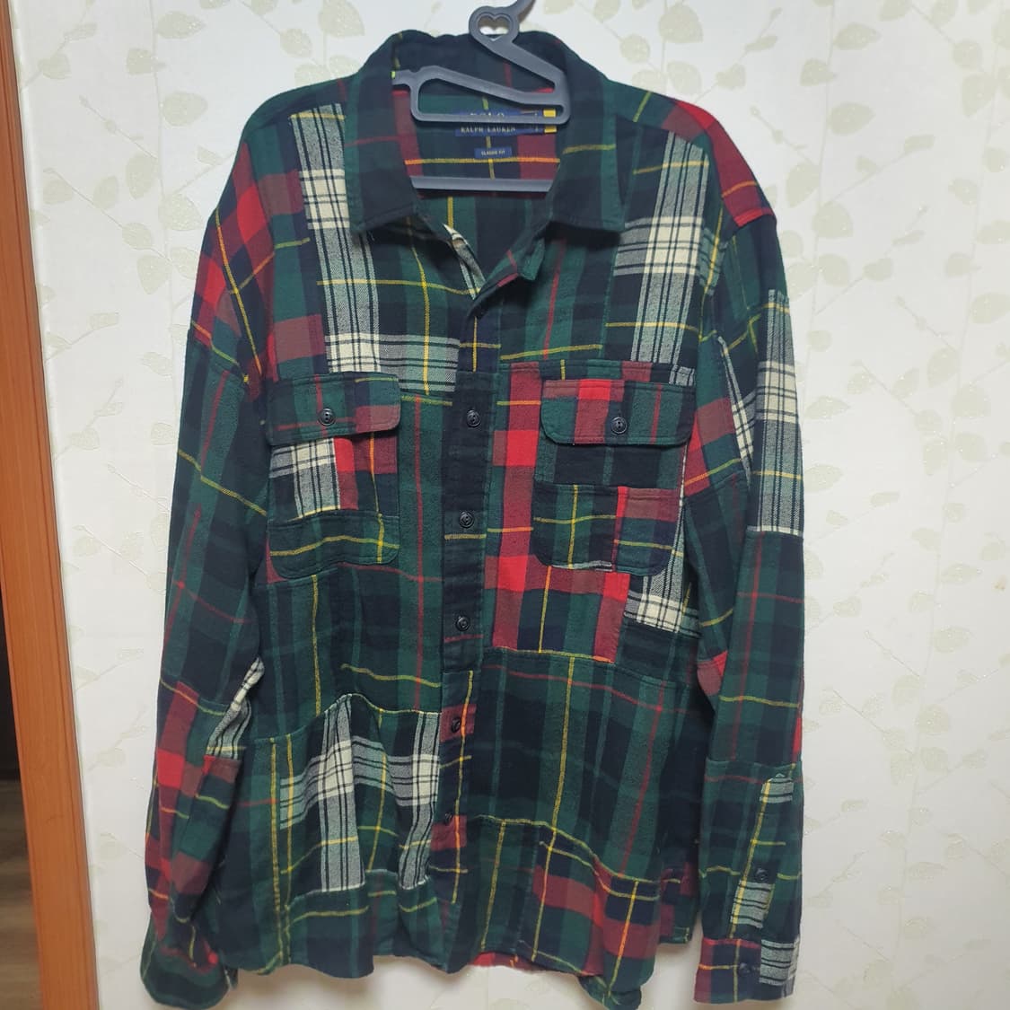 폴로 타탄체크 셔츠판매합니다. 상품이미지1