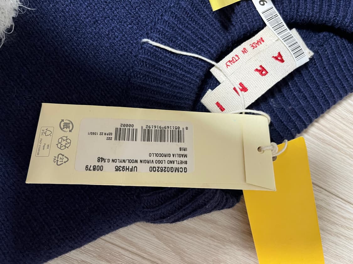 마르니 로고 모헤어 니트 상품이미지3