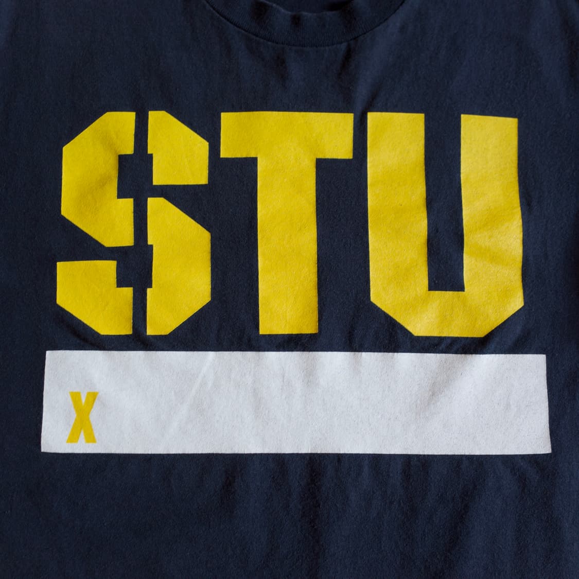 90’s Stussy usa made cotton 1/2 tee 상품이미지3