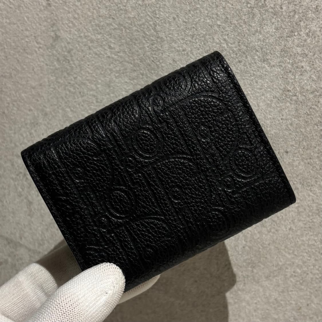 S OS사이즈 디올 그래비티 3단 플랩 반지갑 블랙 상품이미지2