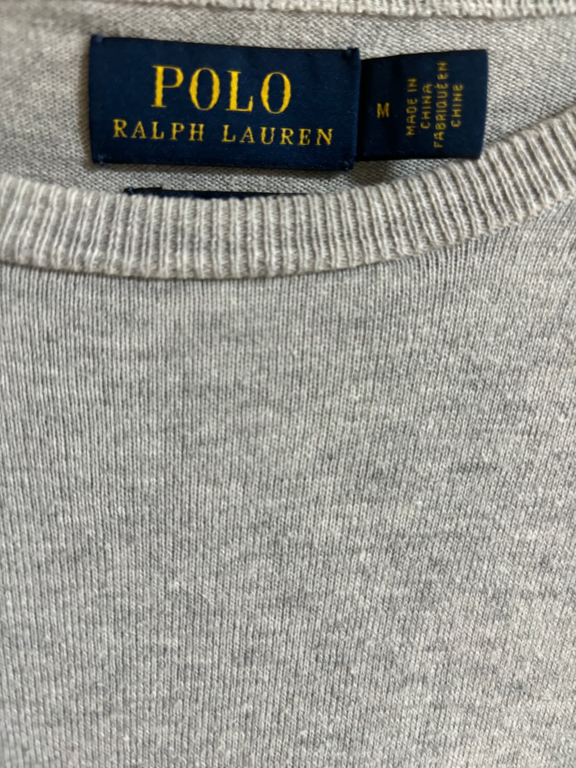 폴로 니트 슬리브 그레이 상품이미지2