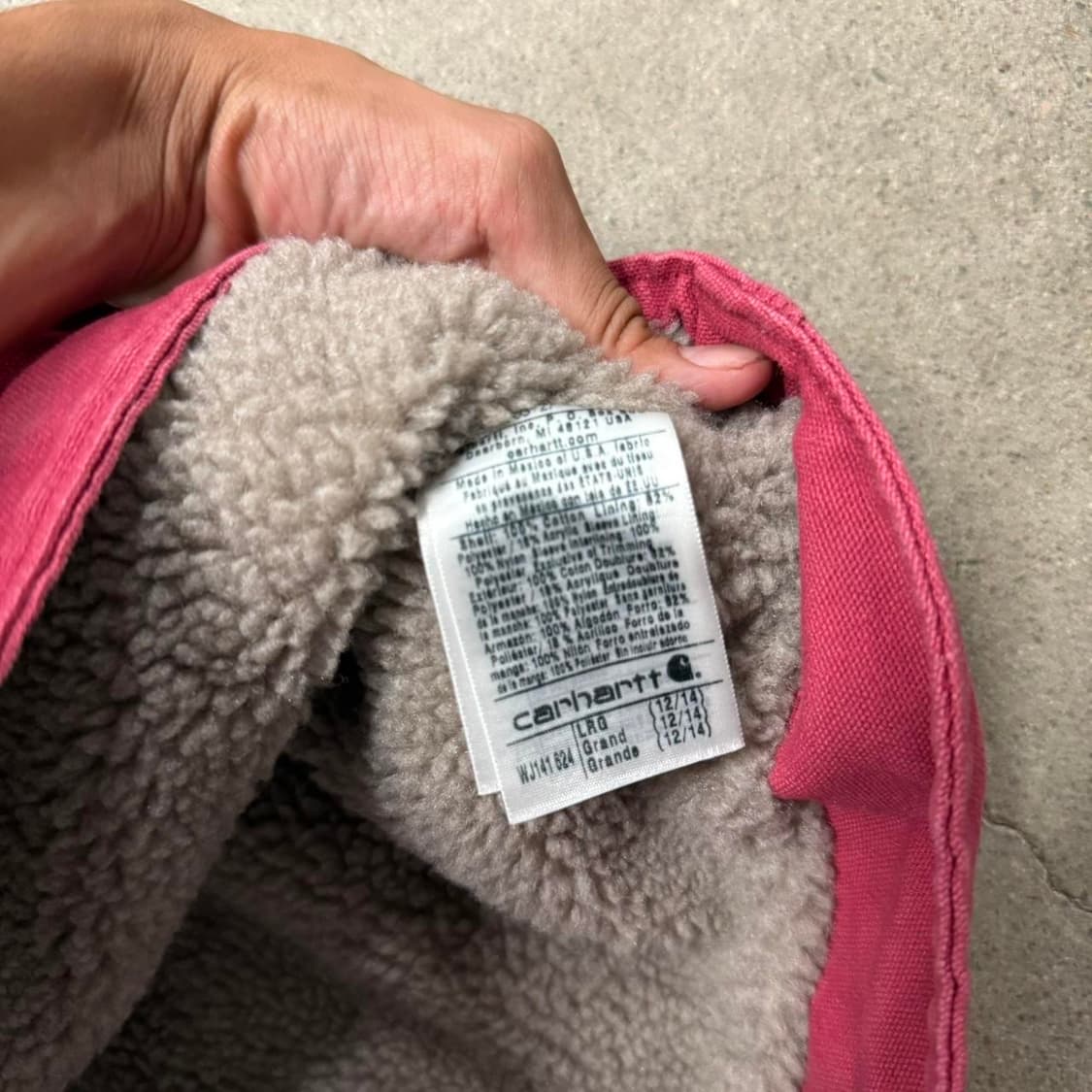 칼하트 쉐르파 후드집업 자켓 M 상품이미지2
