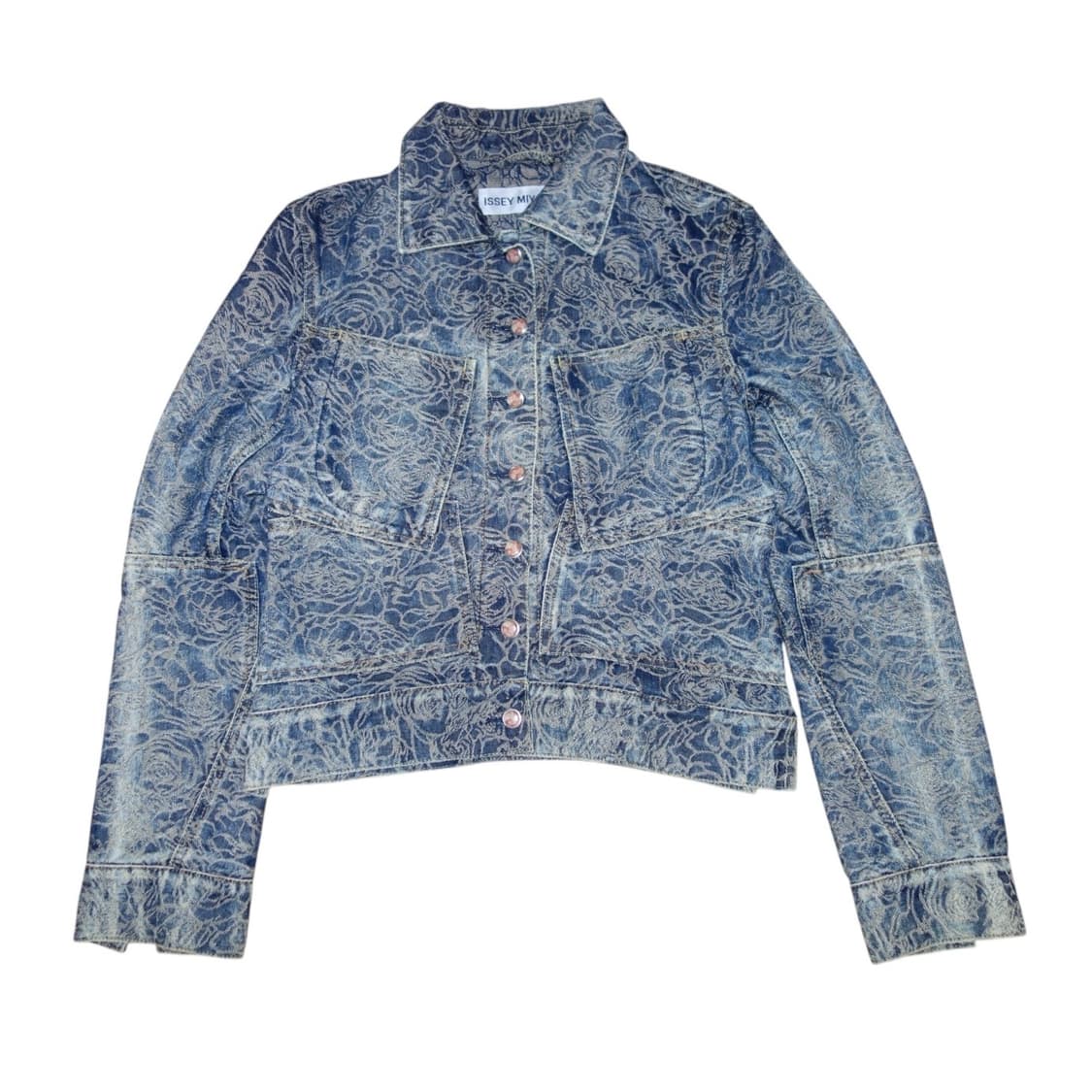 •이세이미야케 S/S2007 자카드 워븐 ‘Roses’데님 자켓 상품이미지2