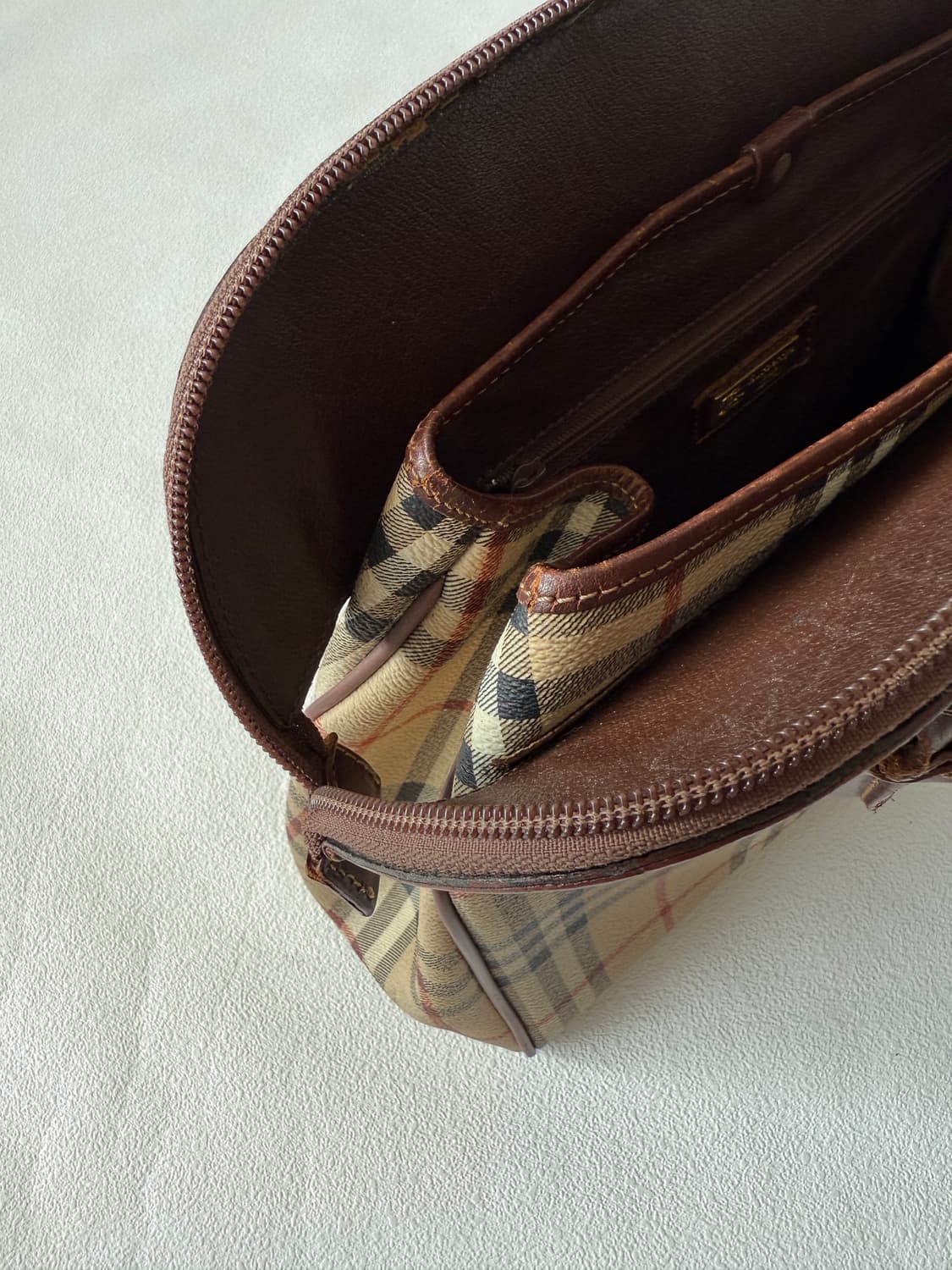 올드 버버리(Burberry) 노바체크 토트백(ITALY) 상품이미지8