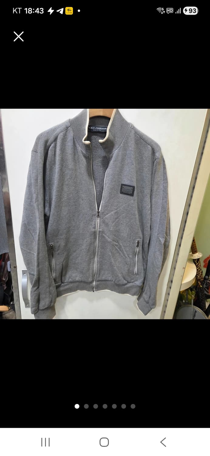 돌체앤가바나 플레이트 집업 상품이미지1