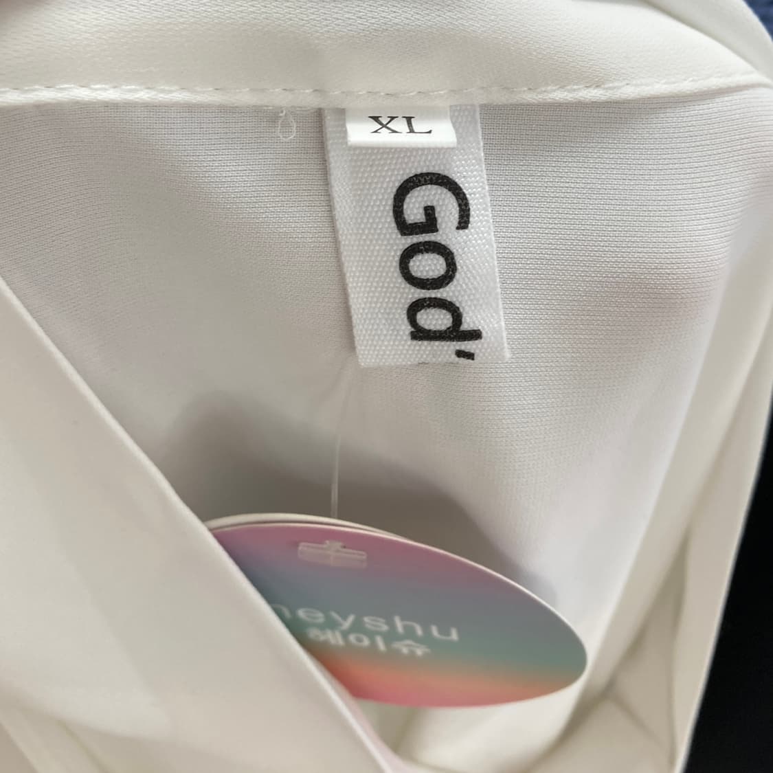 헤이쥬 택새상품 여 반팔블라우스 XL  상품이미지4