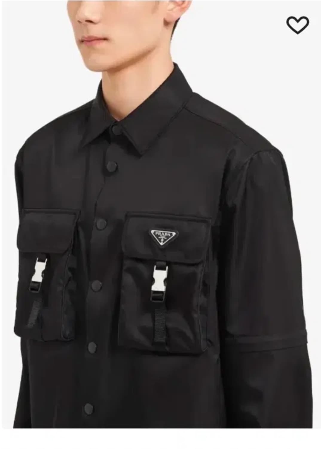 프라다 리나일론 셔츠 자켓 XL 상품이미지2