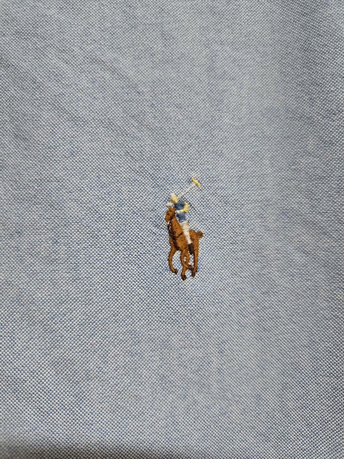 폴로 랄프로렌 남성 블루 옥스포드 셔츠(L사이즈) 상품이미지3