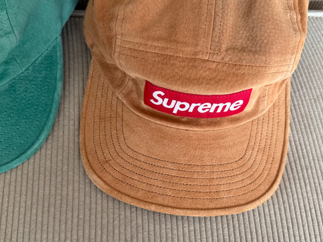 슈프림 스웨이드 캡프캡 (브라운, 민트) 상품이미지5