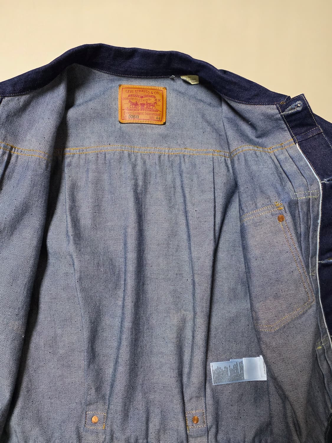 리바이스 lvc 1936 타입1 XL 44사이즈 상품이미지2