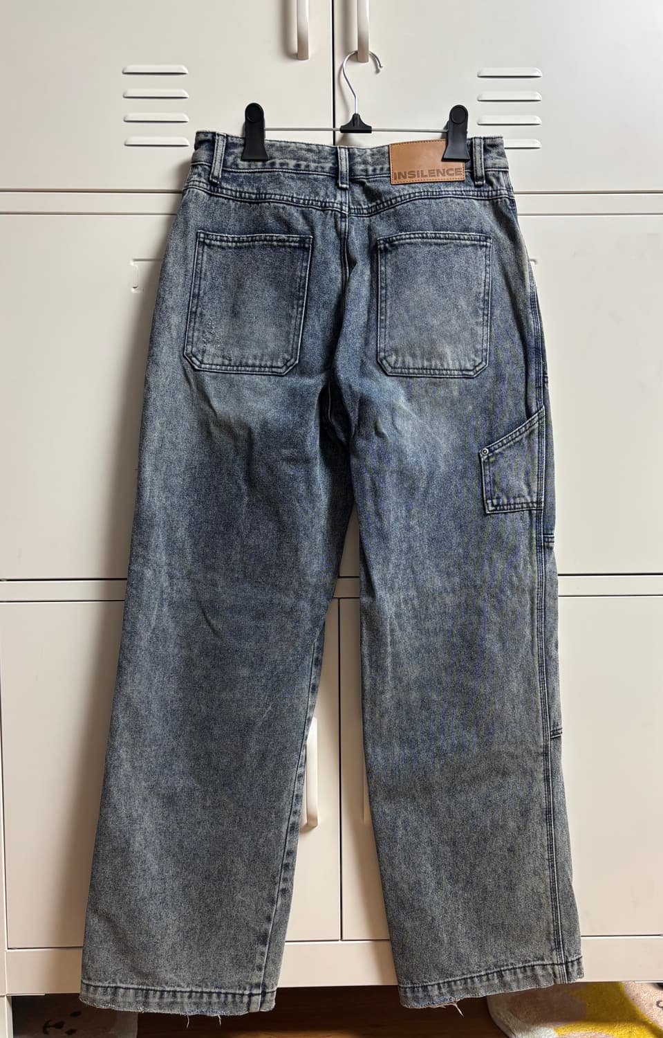 인사일런스 우먼 빈티지 카펜터 데님 WASHED BLUE 상품이미지3