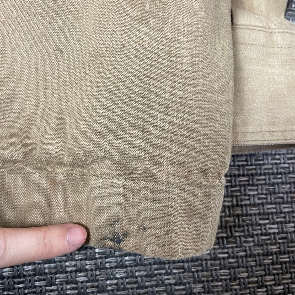 유니클로 카키 워커 코튼 자켓 L 상품이미지9