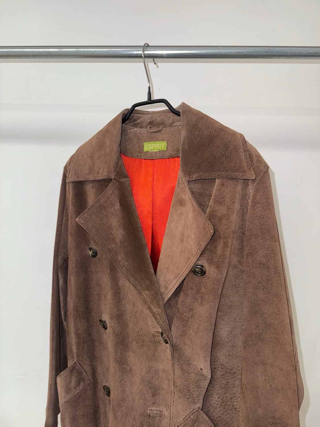 에스프리 90s 레더 코트 자켓 상품이미지2