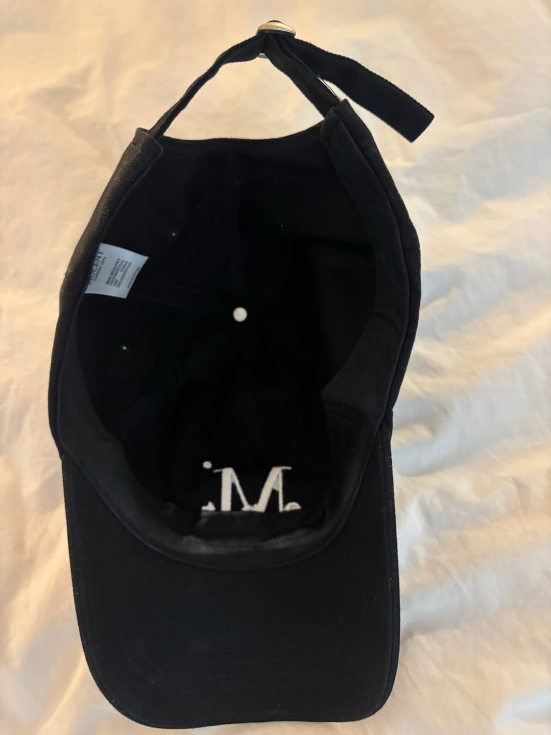 무센트 볼캡 블랙 무센트 모자 상품이미지3