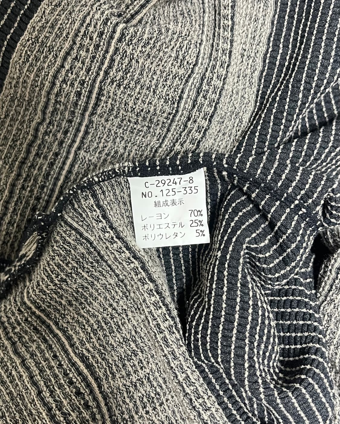 Folk Pattern Ribbed Half-neck Knit 상품이미지8