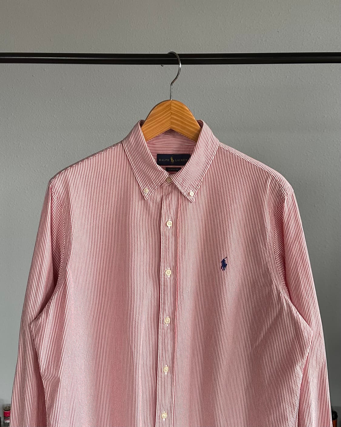 [L]폴로 랄프로렌 클래식핏 스트라이프 시어서커 셔츠 상품이미지2